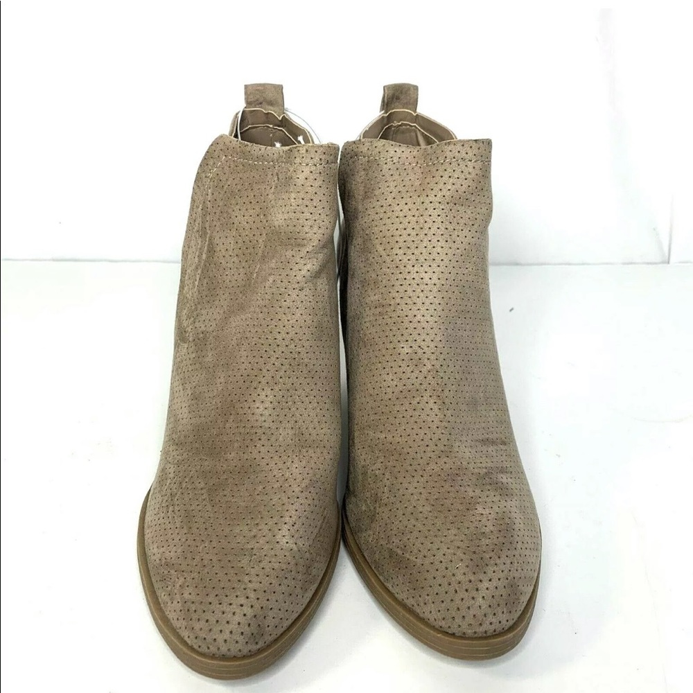 Avalyn Women’s Microsuede Laser Cut Booties - Picture 5 of 9